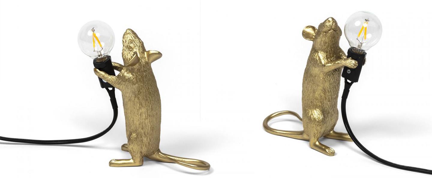 banner-image Lampe souris debout mouse standing or led cm h14 5cm seletti normal