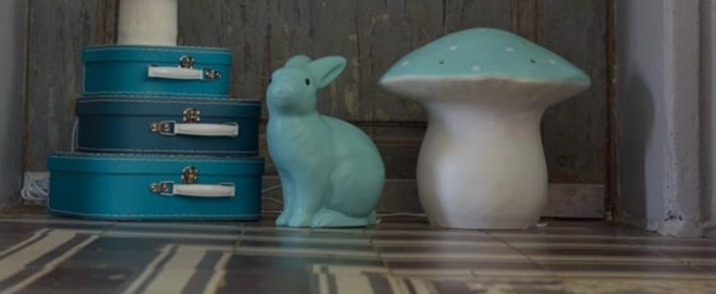 banner-image Lampe veilleuse lapin vert jade h25cm egmont toys normal