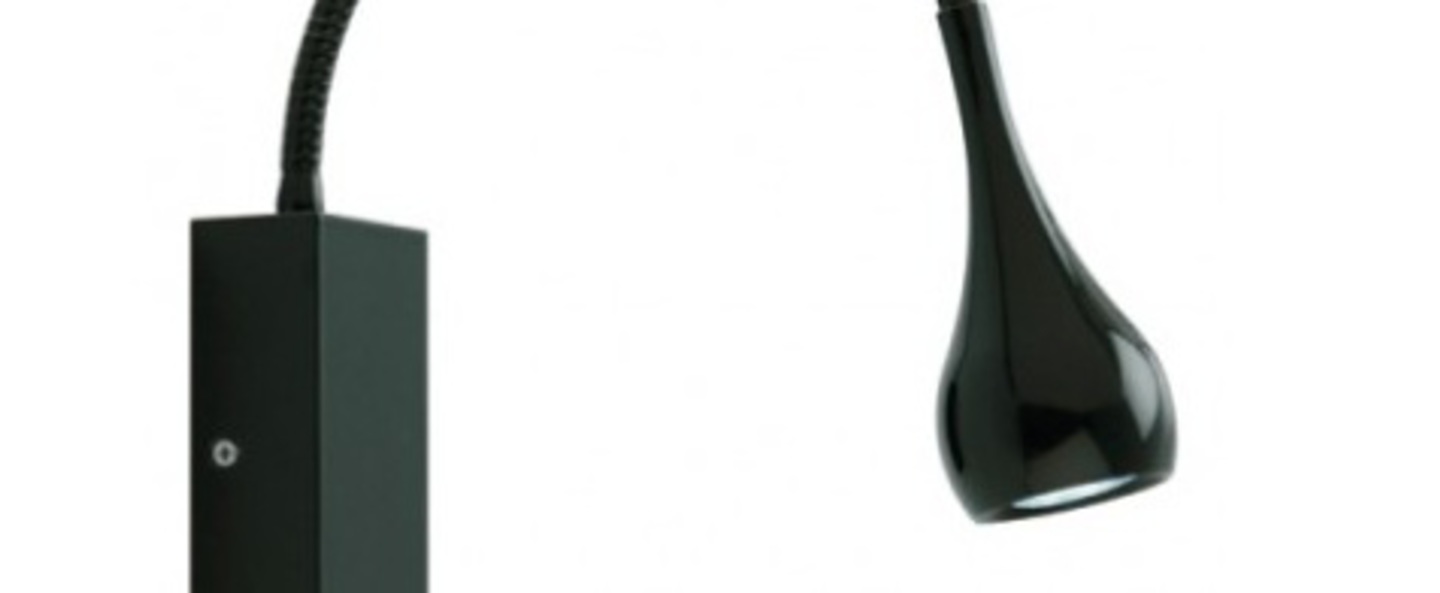 banner-image Liseuse murale bijou d75 noir led 3000k 180lm o3 75cm h43 5cm fabbian normal