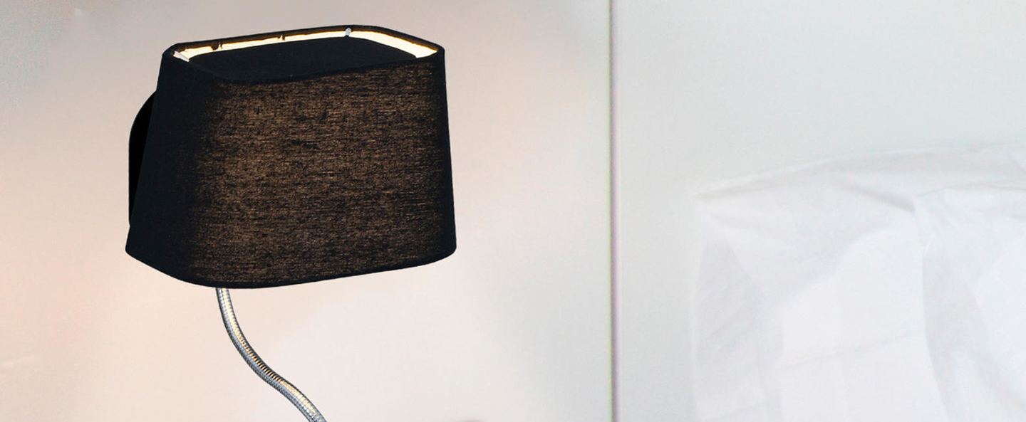 banner-image Liseuse murale sweet noir led l20cm h48cm faro normal