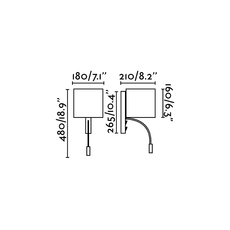 Tira studio faro lab liseuse murale wall reading light  faro 64322  design signed nedgis 170370 thumb