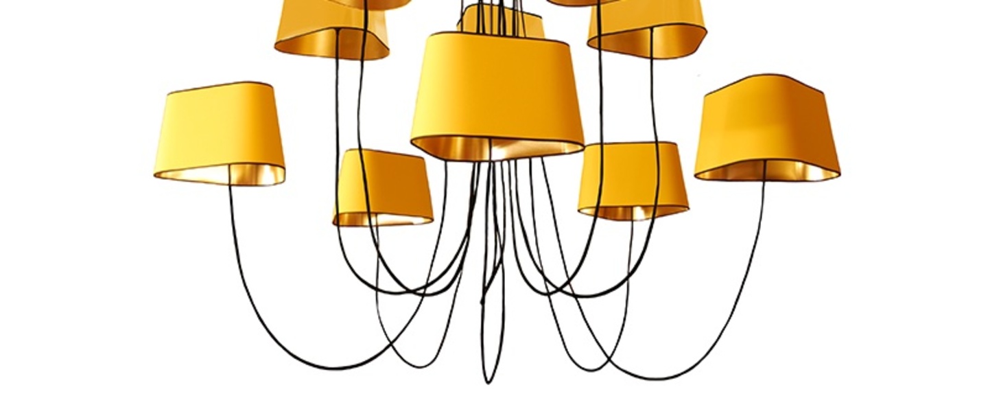banner-image Lustre 10 moyen nuage jaune or o182cm h19cm designheure normal