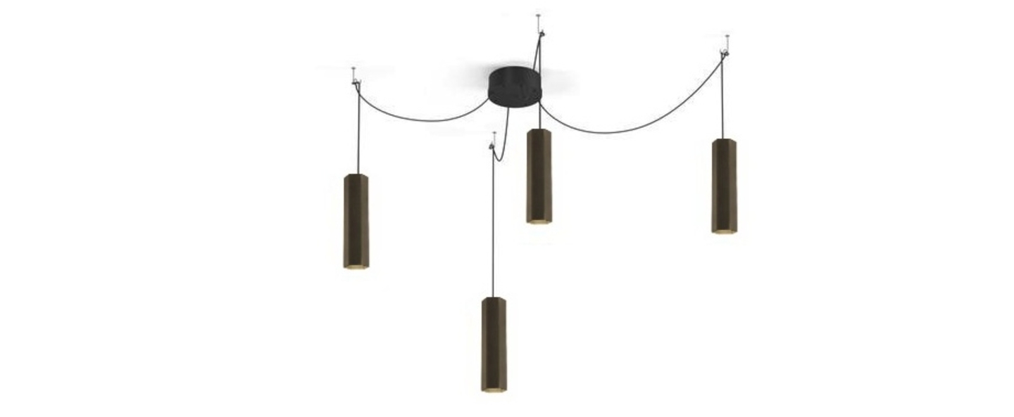 banner-image Lustre 4 suspensions hexo multi 3 0 par16 bronze h30cm wever ducre normal