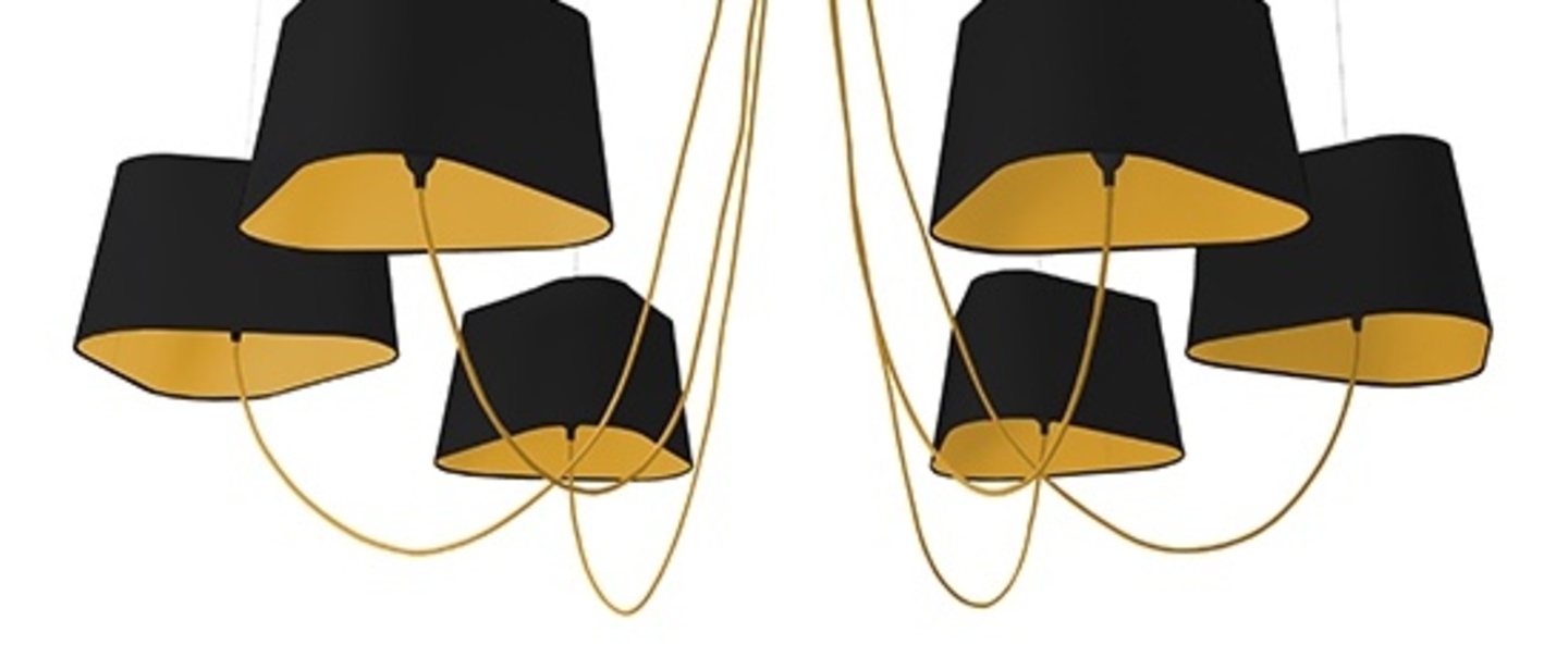banner-image Lustre 6 grand nuage jaune et noir o203cm h26cm designheure normal