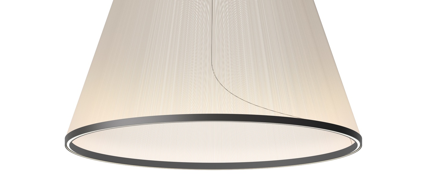 Lustre array 1875 beige led dim 2700k 9196 lm o124cm h107cm vibia normal