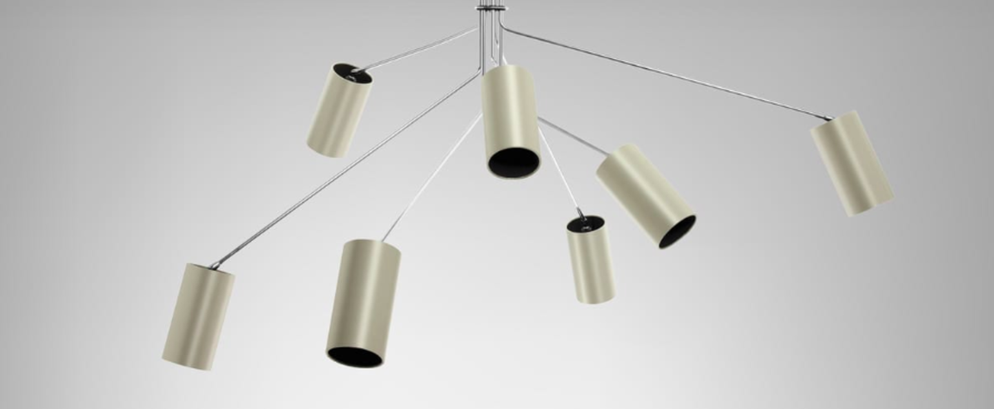 banner-image Lustre array cotton nickel l170cm h85cm cto lighting normal