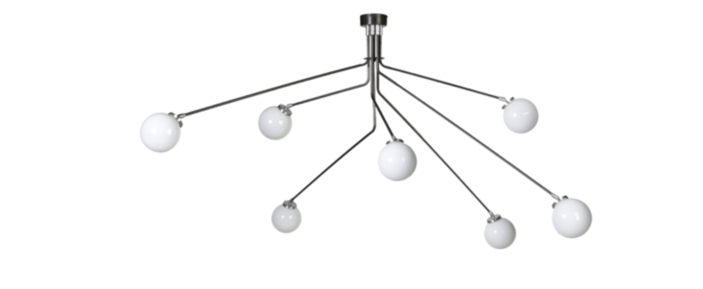 banner-image Lustre array opal nickel l160cm h85cm cto lighting normal
