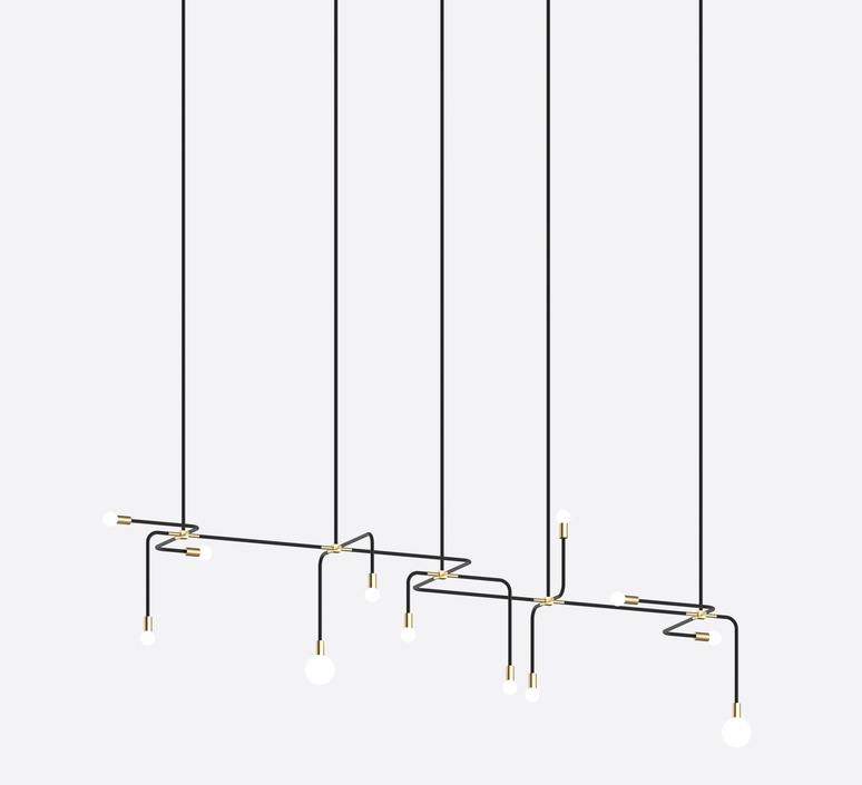 Beaubien 07 studio lambert fils lustre chandelier  lambert fils bea07bkbr  design signed nedgis 114872 product