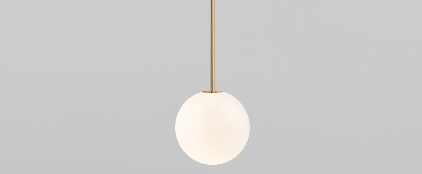 Lustre brass architecturale 250 blanc et laiton o25cm h25cm anastassiades studio normal