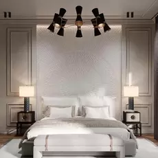 Cairo 8 bras studio mullan lighting lustre chandelier  mullan cairo 8 bras mlf187pcmbk  design signed nedgis 184070 thumb