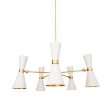 Cairo cinq bras studio mullan lighting lustre chandelier  mullan cairo cinq bras blanc mat mlf205pcwte  design signed nedgis 67502 thumb