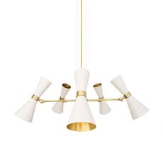 Cairo cinq bras studio mullan lighting lustre chandelier  mullan cairo cinq bras blanc mat mlf205pcwte  design signed nedgis 67503 thumb