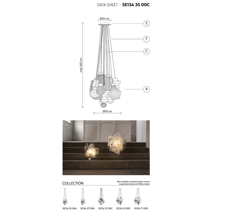 Ceraunavolta edmondo testaguzza karman configuration 2 luminaire lighting design signed 82913 product