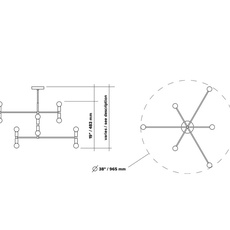 Dot atonium studio lambert fils lustre chandelier  lambert fils dot01bra  design signed nedgis 116915 thumb