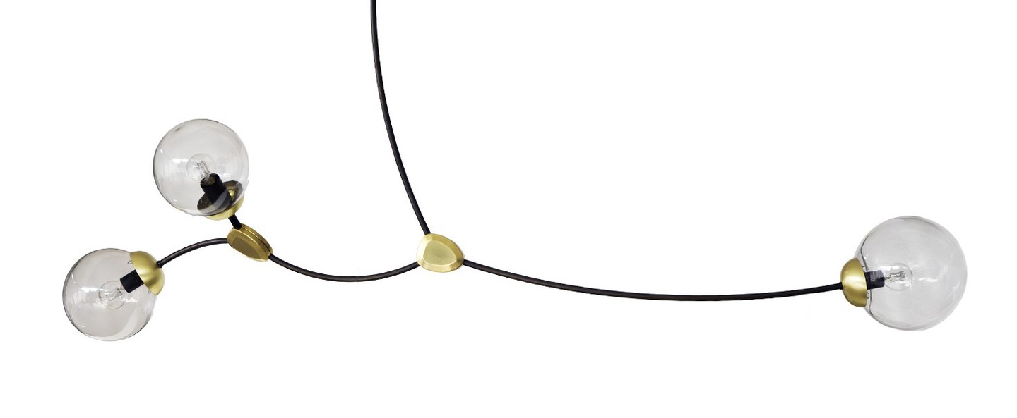 banner-image Lustre ivy horizontal 3 verre fume l150cm h60cm cto lighting normal