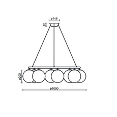 Miira 8 circular sofie refer lustre chandelier  nuura 2032011  design signed nedgis 140296 thumb