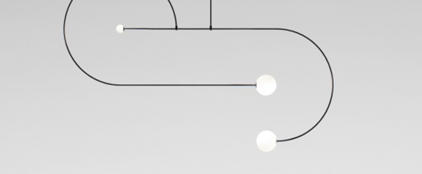 Lustre mobile chandelier 13 noir l192 5cm h128cm anastassiades studio normal