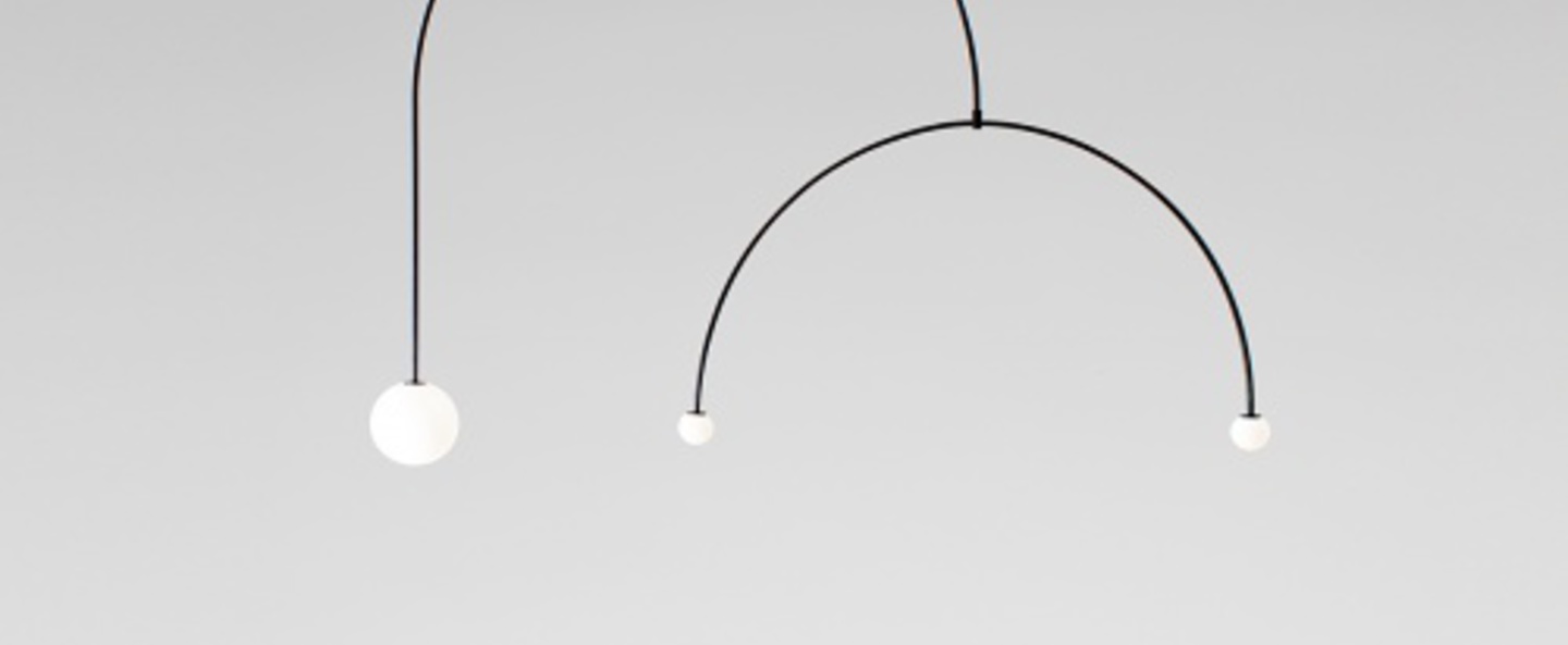 Lustre mobile chandelier 9 noir l145 5cm h110 3cm anastassiades studio normal