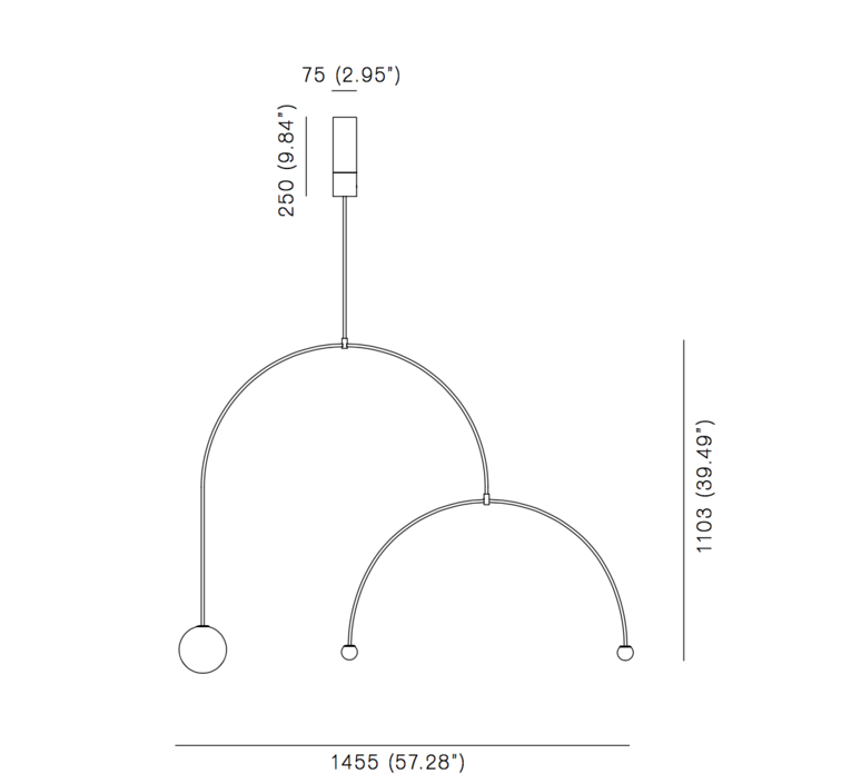 Mobile chandelier 9 michael anastassiades lustre chandelier  anastassiades ma mc9b  design signed 39661 product