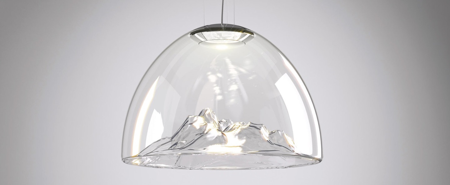 banner-image Lustre mountain view cristal chrome o55cm axo light normal