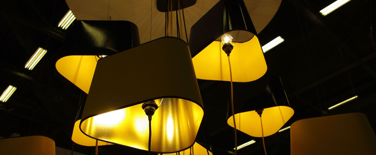 Lustre moyen nuage noir jaune o152cm designheure lu6mnnj normal