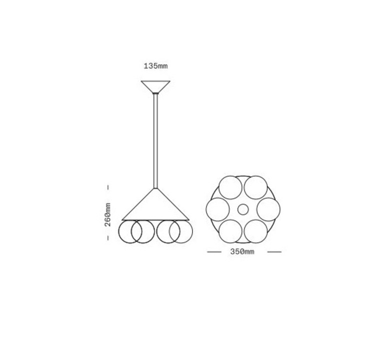 Peak 6  lustre  sklo studio lt510twsbb  design signed nedgis 201642 product