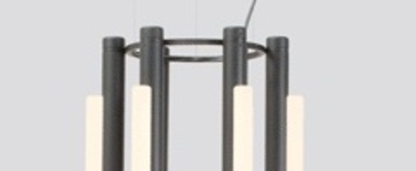 Lustre pipeline chandelier 4 noir led 2700k lm o47cm h125cm andlight normal