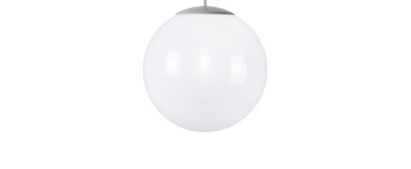 Lustre spheremaker 1 sphere blanc led o25cm h25cm fatboy normal