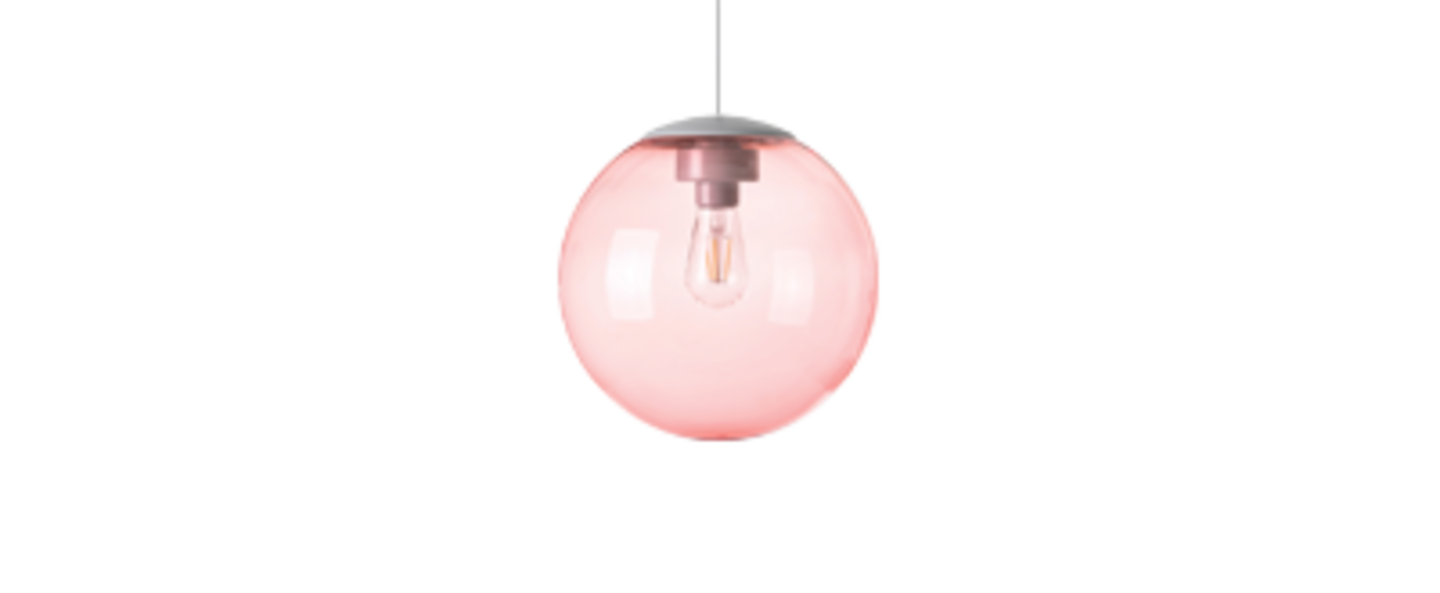 banner-image Lustre spheremaker 1 sphere rose led o25cm h25cm fatboy normal