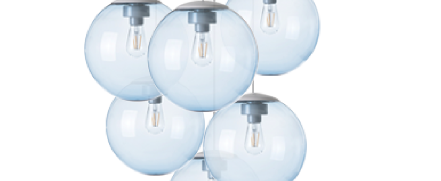 banner-image Lustre spheremaker 6 spheres bleu claire led o60cm h25 a 150cm fatboy normal