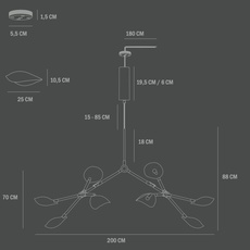 Stingray kristian sofus hansen tommy hyldahl lustre chandelier  101 copenhagen 213055  design signed nedgis 146871 thumb