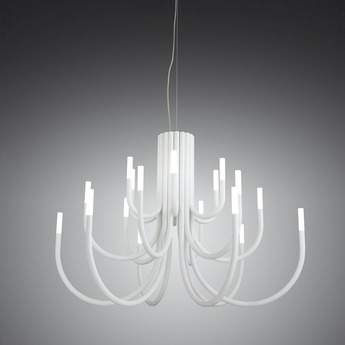 Lustre thepalm 30 bras blanc led 2700k 158lmo115cm h76cm alma light normal