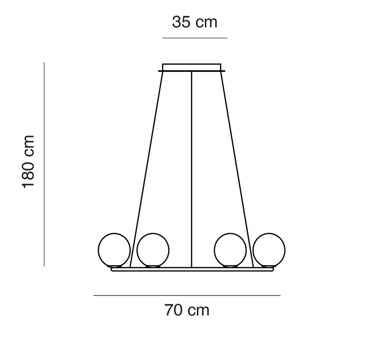 Tribeca  lustre  alma light 5800 068rg  design signed nedgis 202433 product