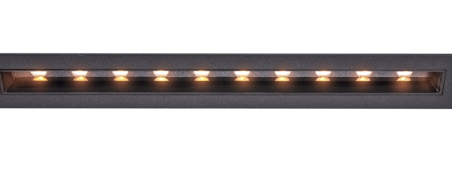 banner-image Milando spot encastrable noir led 3000k 1240lm l32cm h6 8cm slv normal