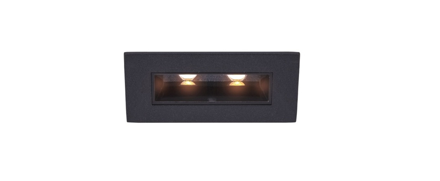 banner-image Milando spot encastrable noir led 3000k 280lm l9cm h6 8cm slv normal