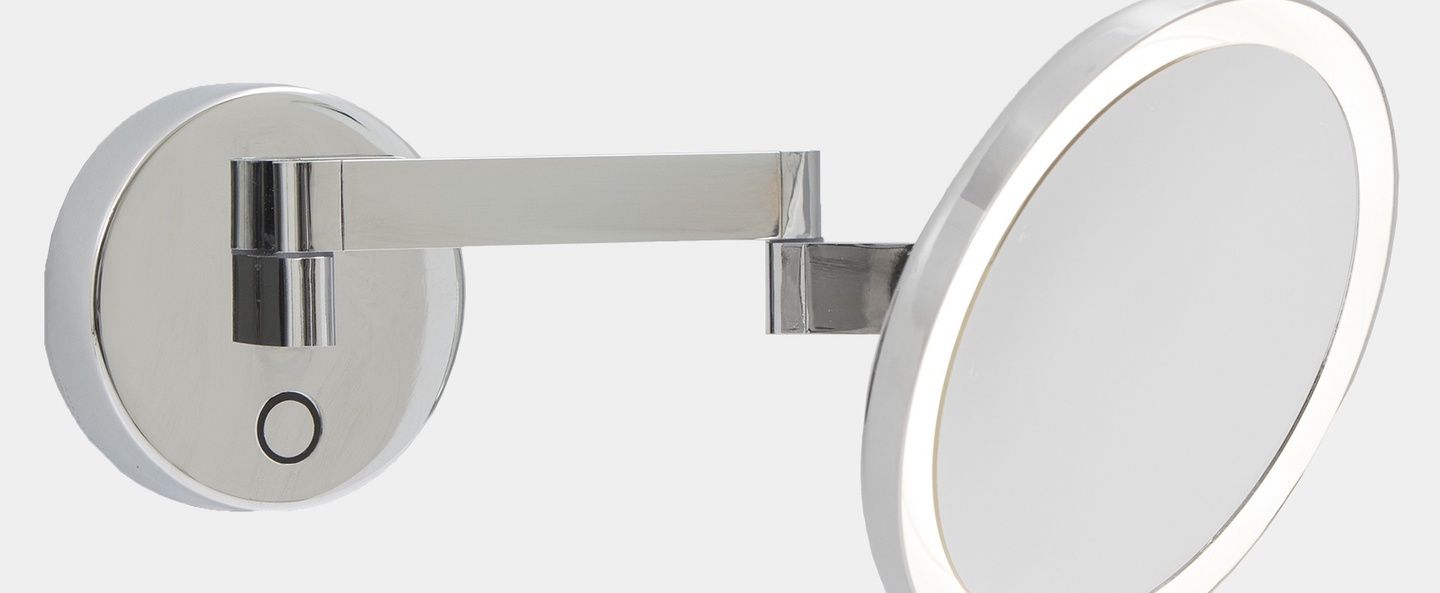 banner-image Objet lumineux vanity chrome ip44 led dim 3000k 256 lm o23cm p34cm leds c4 normal