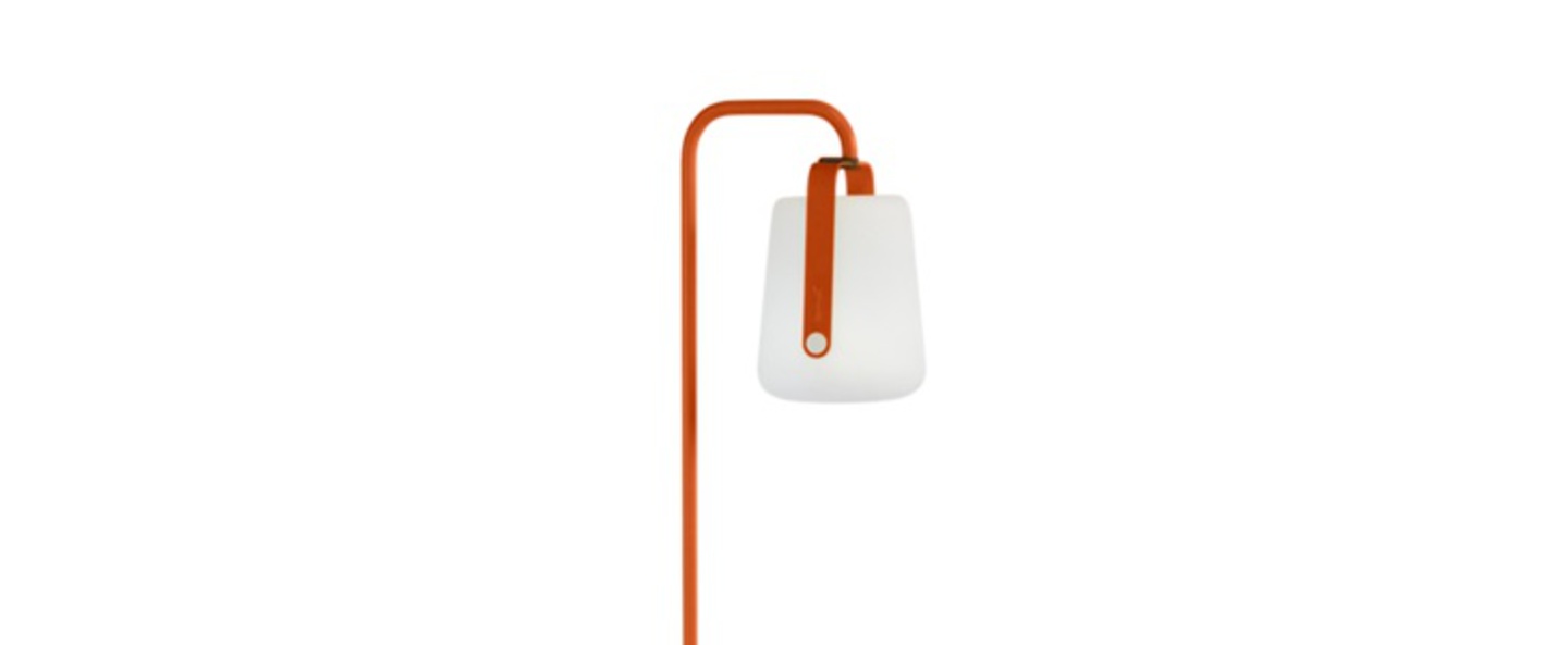 Pied simple pour baladeuse d exterieur balad carotte h157cm l20cm led fermob normal