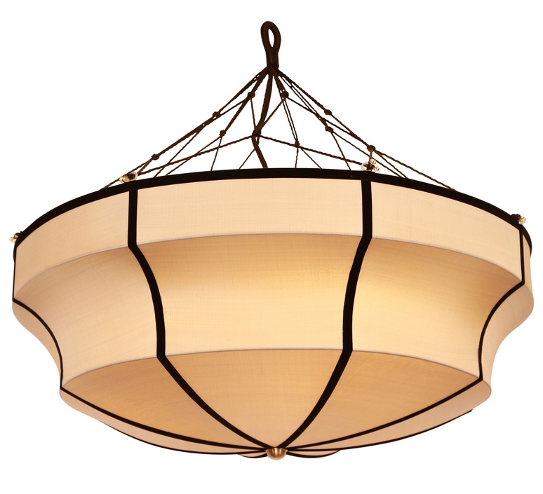 Al36 silk 80 studio gong  plafonnier ceiling light  gong mo 001m doublesilk creme  design signed nedgis 145692 product