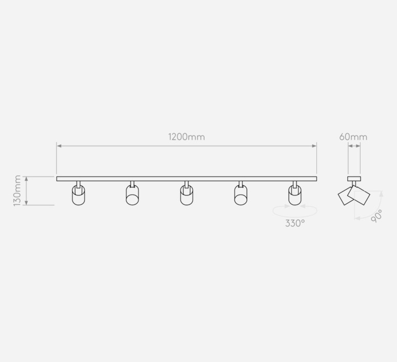 Ascoli four bar studio astro plafonnier ceiling light  astro 1286008  design signed nedgis 172176 product