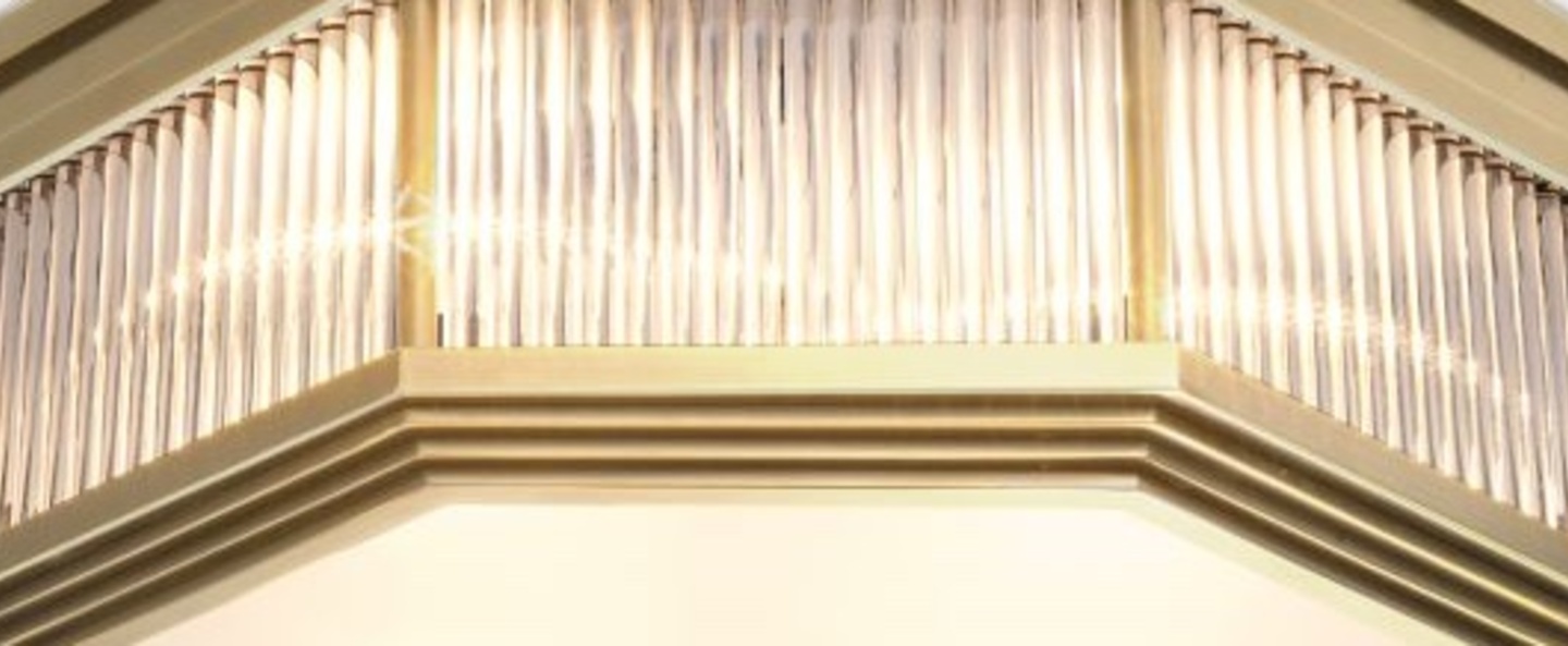 banner-image Plafonnier bagatelle finition laiton antique laiton transparent o48cm h28cm eichholtz normal