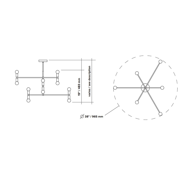 Dot 01 studio lambert fils plafonnier ceiling light  lambert fils dot01brc  design signed nedgis 127339 product