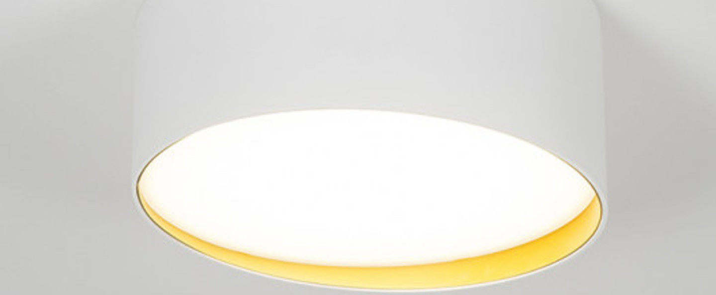 Plafonnier edgar round box1 blanc led 3000 k 1550 lm o28cm h11 5cm dark normal