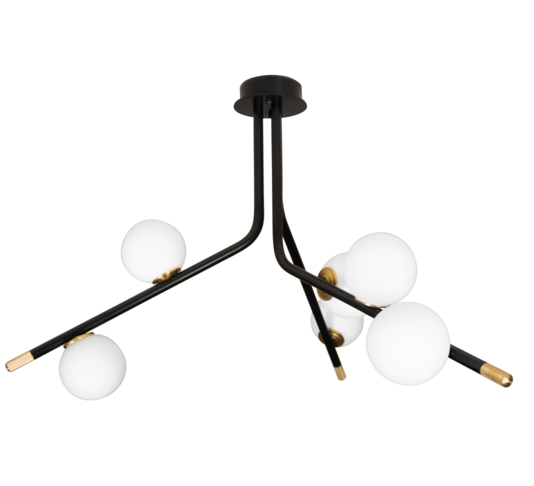 Elisa 6 globes daniel gallo plafonnier ceilling light  daniel gallo elisa 6 globes  design signed nedgis 81624 product