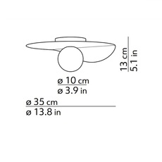 Flow chris basias plafonnier ceiling light  kdln 506429n  design signed nedgis 153841 thumb