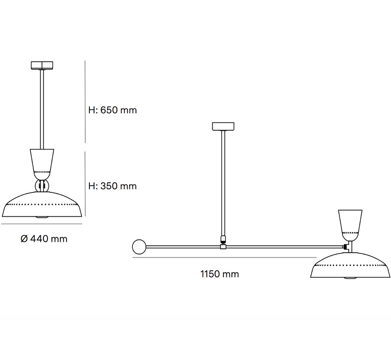 G1 guariche  pierre guariche plafonnier ceilling light  sammode g1susp wh wh  design signed nedgis 84419 product