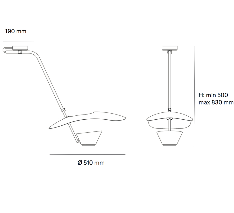 G25 guariche pierre guariche plafonnier ceilling light  sammode g25 susp bk wh  design signed nedgis 84652 product