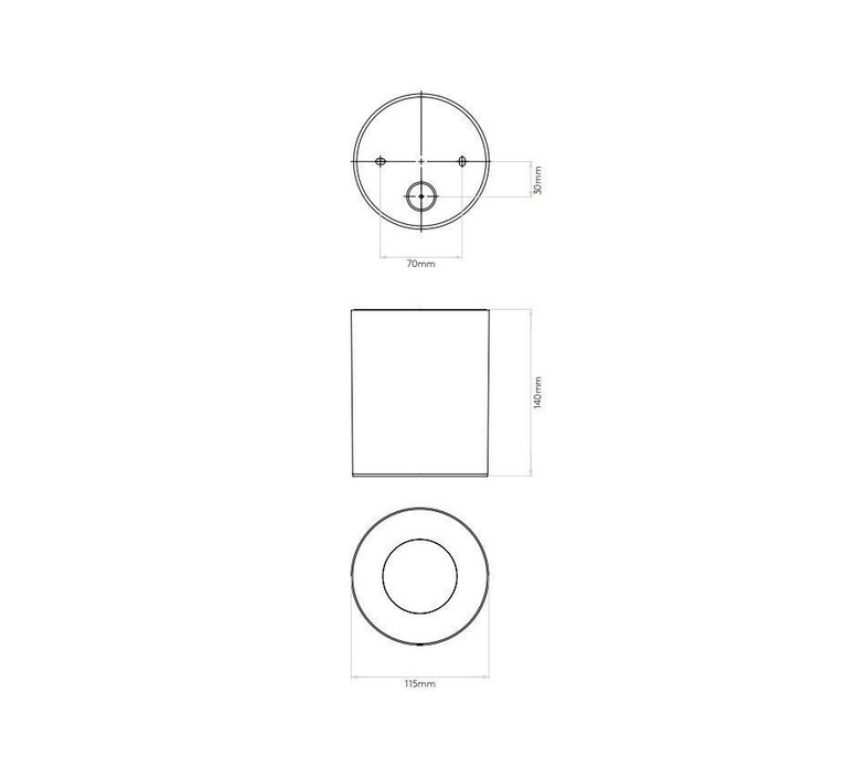 Kos round 141 studio astro plafonnier ceiling light  astro lighting 1326067  design signed nedgis 147006 product