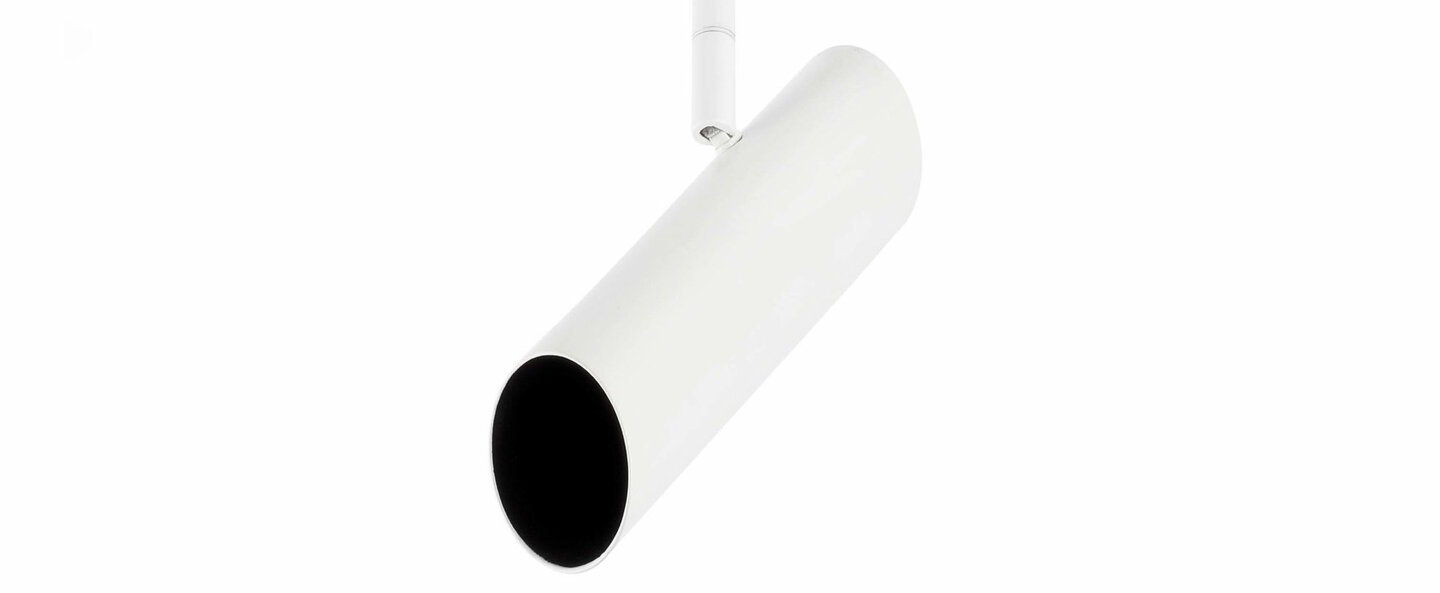 Plafonnier link blanc l9cm h46cm faro normal