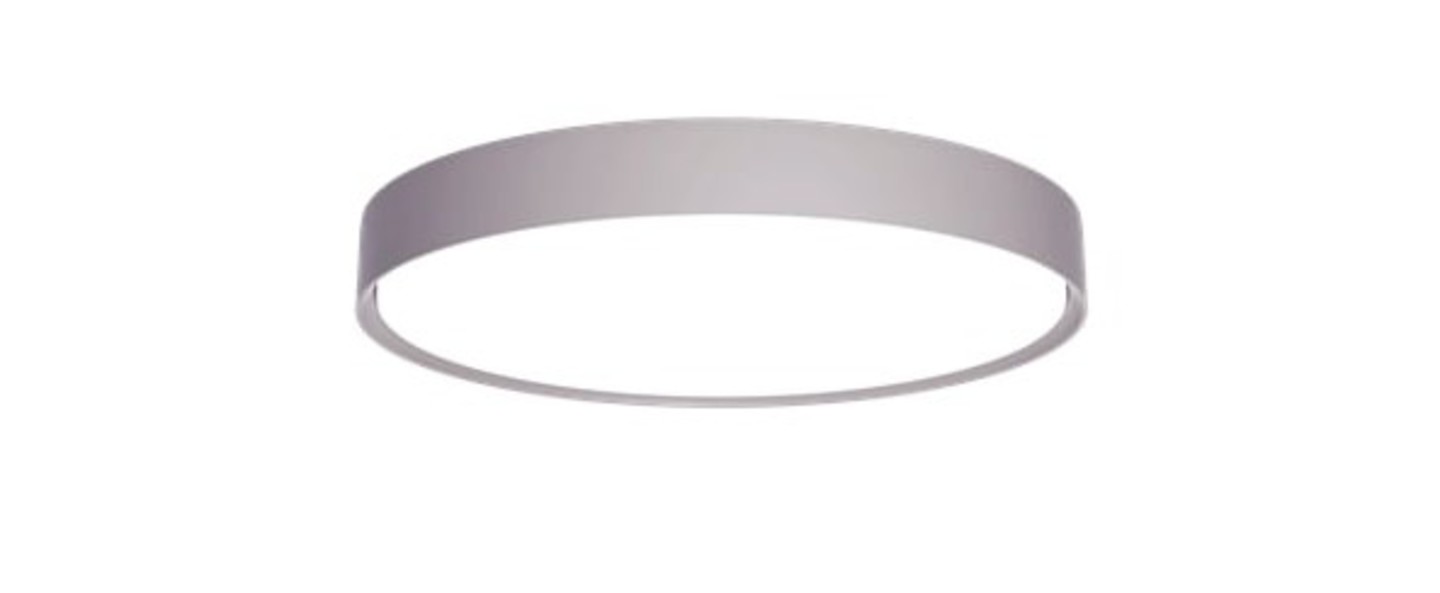 Plafonnier lp slim round apparent aluminium led 3000k 1142lm o24 8cm h80cm louis poulsen normal