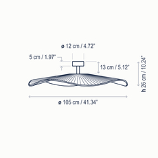 Mediterrania pf 105 01 alex fernandez camps et gonzalo mila plafonnier ceiling light  bover 33801105054  design signed nedgis 132371 thumb